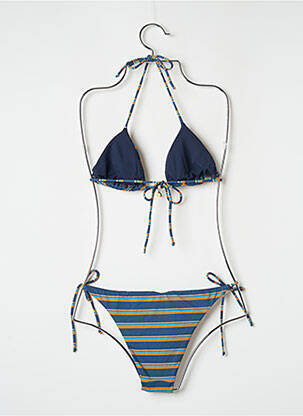 Costum de baie din două piese elasticitate top sutien modelat albastru BANANA MOON femeie