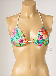 Sutien de costum de baie elasticitate top triunghiuri verde BANANA MOON femme