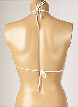 Sutien de costum de baie elasticitate top triunghiuri verde BANANA MOON femeie