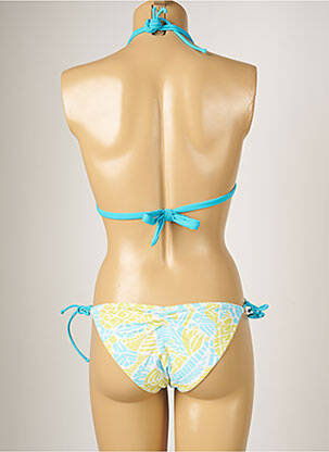 Costum de baie din două piese elasticitate top sutien modelat albastru BANANA MOON femeie