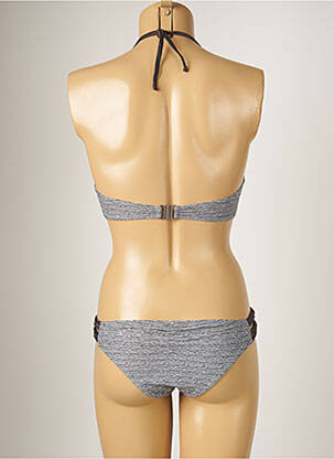 Costum de baie din două piese elasticitate top sutien modelat gri BANANA MOON femeie