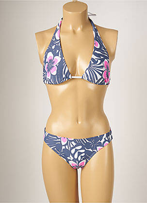 Costum de baie din două piese elasticitate albastru BANANA MOON femeie