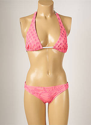 Costum de baie din două piese elasticitate roz BANANA MOON femeie