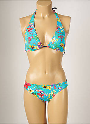Costum de baie din două piese elasticitate albastru BANANA MOON femeie