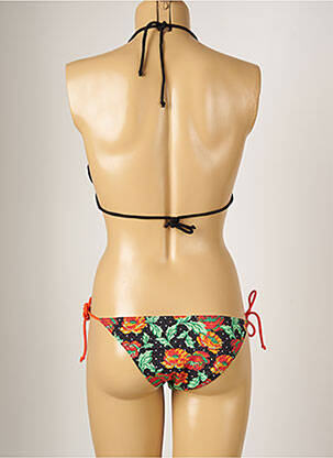 Costum de baie din două piese elasticitate top triunghiuri negru BANANA MOON femeie