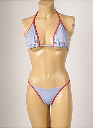 Costum de baie din două piese elasticitate top sutien modelat albastru BANANA MOON femeie