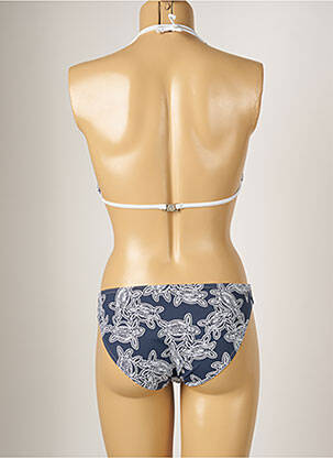 Costum de baie din două piese elasticitate top triunghiuri albastru BANANA MOON femeie