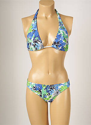 Costum de baie din două piese elasticitate albastru BANANA MOON femeie
