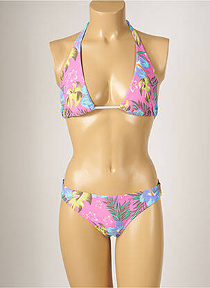 Costum de baie din două piese elasticitate roz BANANA MOON femeie