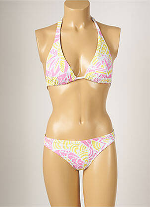 Costum de baie din două piese elasticitate roz BANANA MOON femeie