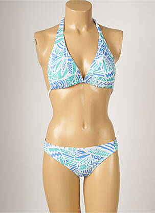 Costum de baie din două piese elasticitate albastru BANANA MOON femeie