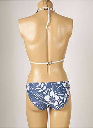 Costum de baie din două piese elasticitate top triunghiuri albastru BANANA MOON femeie