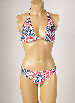 Costum de baie din două piese microfibre top triunghiuri albastru BANANA MOON femeie
