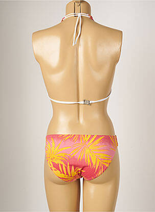 Costum de baie din două piese elasticitate top triunghiuri roz BANANA MOON femeie