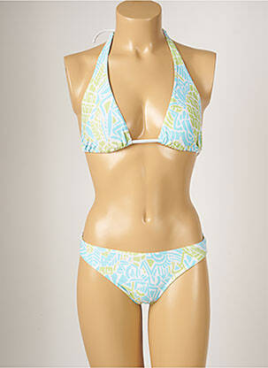Costum de baie din două piese elasticitate top triunghiuri albastru BANANA MOON femeie