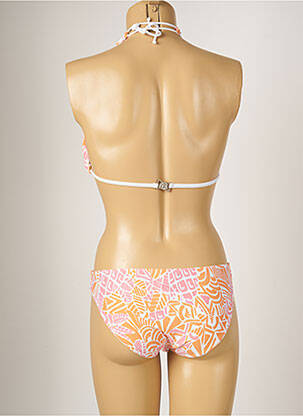 Costum de baie din două piese elasticitate top triunghiuri portocaliu BANANA MOON femeie