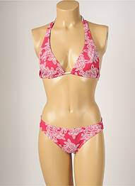Costum de baie din două piese elasticitate top triunghiuri roșu BANANA MOON femme