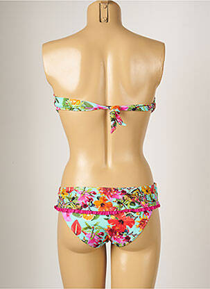 Costum de baie din două piese elasticitate top bentiță roz BANANA MOON femeie