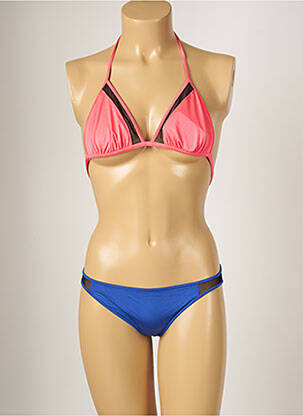 Costum de baie din două piese elasticitate top triunghiuri albastru BANANA MOON femeie