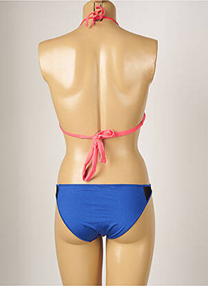 Costum de baie din două piese elasticitate top triunghiuri albastru BANANA MOON femeie