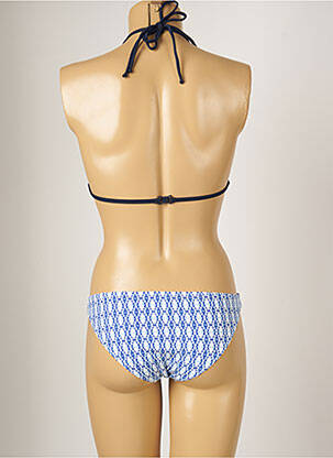 Costum de baie din două piese elasticitate top triunghiuri albastru BANANA MOON femeie