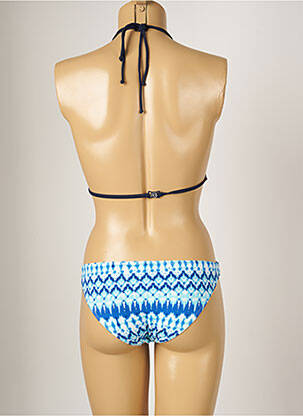 Costum de baie din două piese elasticitate top triunghiuri albastru BANANA MOON femeie