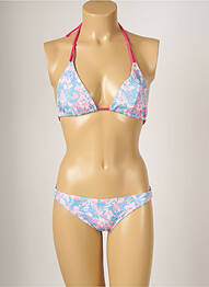 Costum de baie din două piese elasticitate top triunghiuri albastru BANANA MOON femme