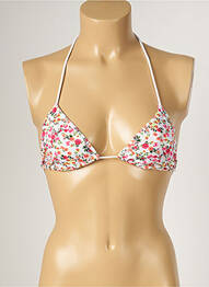 Sutien de costum de baie elasticitate top triunghiuri roz BANANA MOON femeie