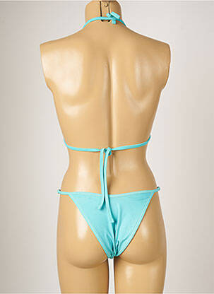 Costum de baie din două piese elasticitate top triunghiuri albastru BANANA MOON femeie