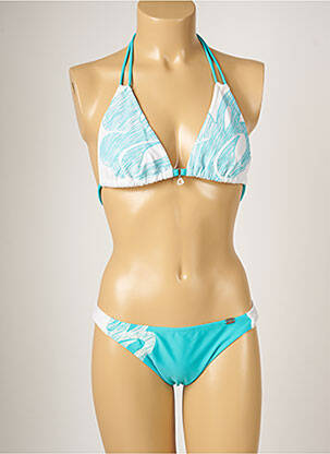 Costum de baie din două piese elasticitate top triunghiuri negru BANANA MOON femeie