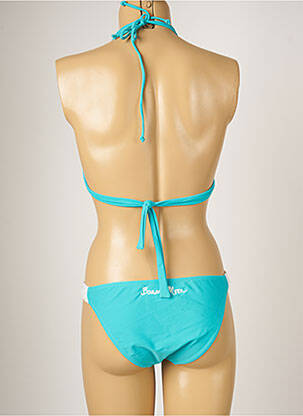 Costum de baie din două piese elasticitate top triunghiuri negru BANANA MOON femeie