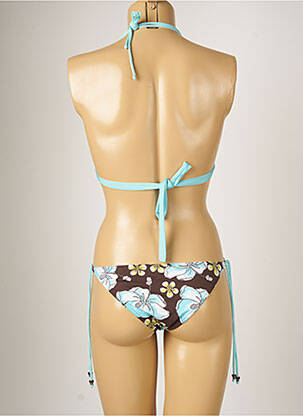 Costum de baie din două piese elasticitate top triunghiuri maro BANANA MOON femeie