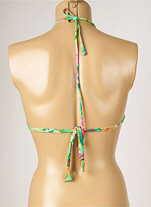 Sutien de costum de baie elasticitate top triunghiuri verde BANANA MOON femeie