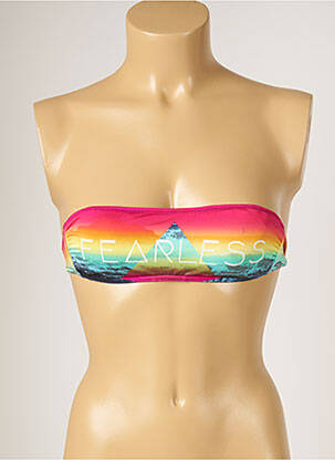 Sutien de costum de baie elasticitate top bentiță roz BANANA MOON femeie