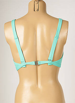 Sutien de costum de baie top triunghiuri top triunghiuri verde LIVIA femeie