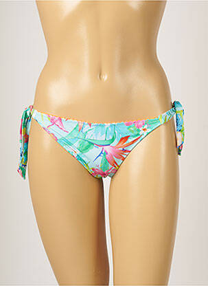 Chiloți de baie imprimeu floral bikini albastru BANANA MOON femeie