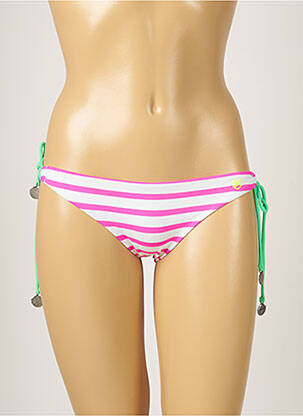 Chiloți de baie reversibil bikini roz BANANA MOON femeie