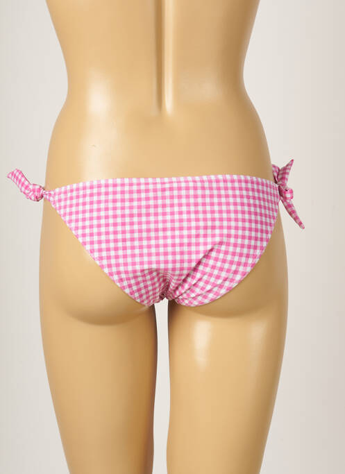 Chiloți de baie țesătură satinată bikini roz BANANA MOON femme