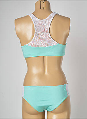 Costum de baie din două piese elasticitate sutiene albastru BANANA MOON femeie