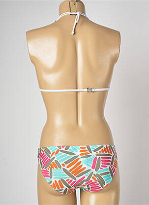 Costum de baie din două piese elasticitate top triunghiuri roz BANANA MOON femeie