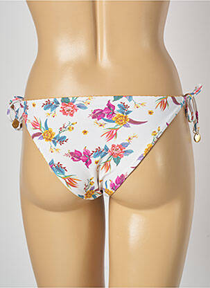 Chiloți de baie imprimeu floral bikini bej BANANA MOON femeie