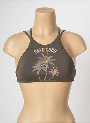 Sutien de costum de baie elasticitate sutiene verde BANANA MOON femeie