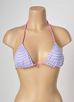 Sutien de costum de baie închidere cu legături de legat top sutien modelat violet BANANA MOON femeie