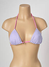 Sutien de costum de baie închidere cu legături de legat top sutien modelat violet BANANA MOON femme