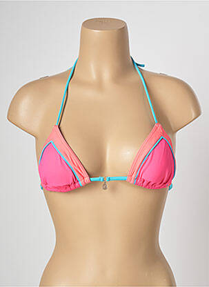 Sutien de costum de baie închidere cu legături de legat top sutien modelat roz BANANA MOON femeie