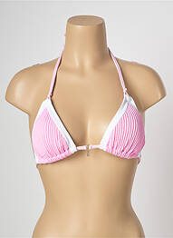 Sutien de costum de baie închidere cu legături de legat roz BANANA MOON femme