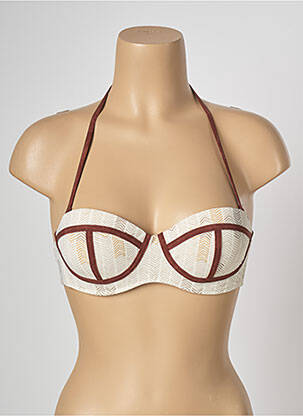 Sutien de costum de baie top sutien modelat top sutien modelat bej BANANA MOON femeie