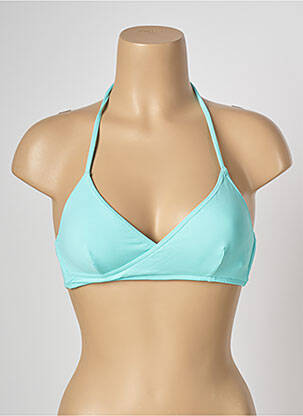 Sutien de costum de baie elasticitate top triunghiuri albastru BANANA MOON femeie