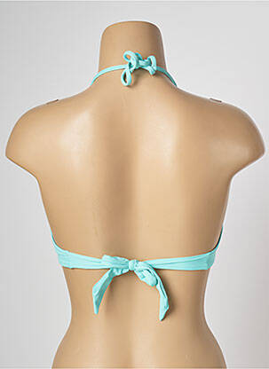 Sutien de costum de baie elasticitate top triunghiuri albastru BANANA MOON femeie
