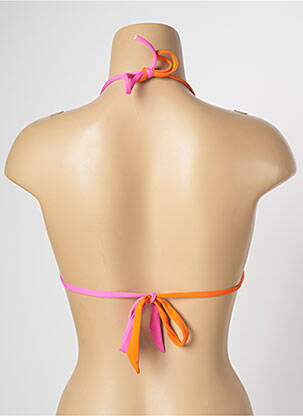 Sutien de costum de baie elasticitate top triunghiuri roz BANANA MOON femeie